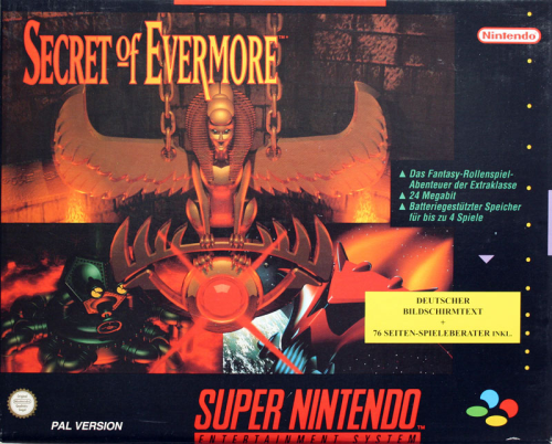 Secret of Evermore mit Spieleberater
