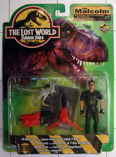 Ian Malcolm lockige Haare, Jurassic Park, the Lost World