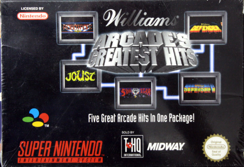 Arcade Greatest Hits, Williams