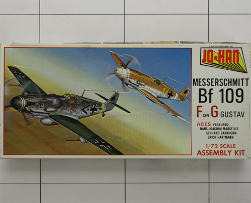 Me 109 F oder G, JO-HAN 1:72 verschiedene Ausführungen
