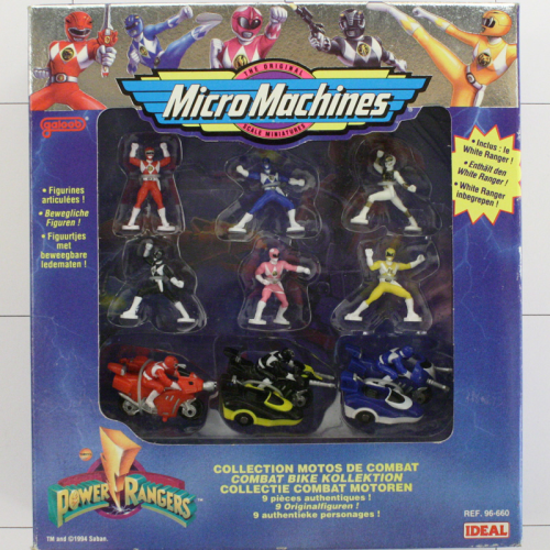 Kampf - Motorräder - Set, Power Rangers, Micro