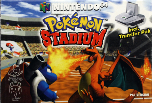 Pokémon Stadium mit Transfer Pak - N64