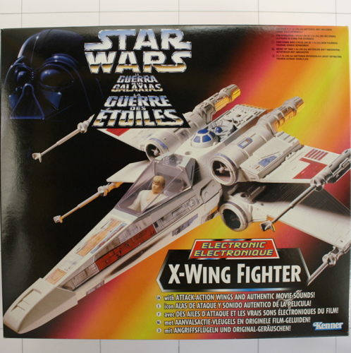X-Wing Fighter, electronic, Star Wars, rote Packung