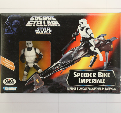 Speeder Bike, Star Wars, rote Packung