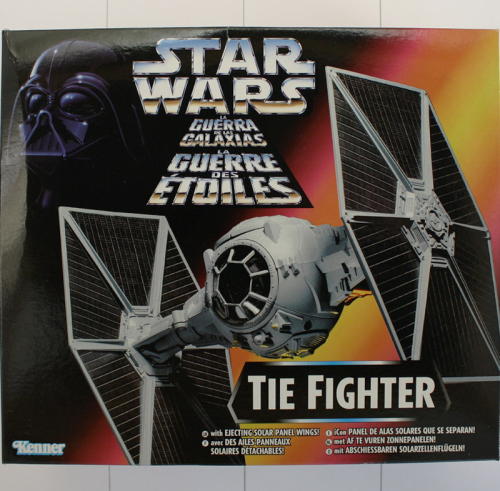Tie Fighter, Star Wars, rote Packung