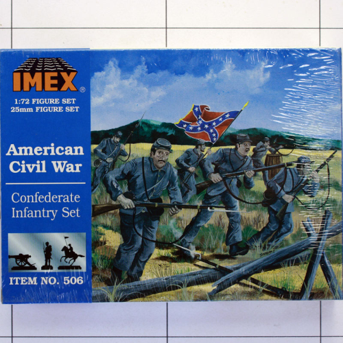 American Civil War, Confederate Infantry Set, IMEX 1:72