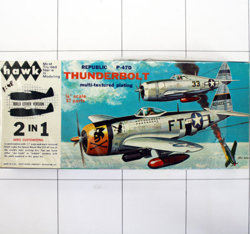 P-47D Thunderbolt (2 in 1), Hawk 1:48