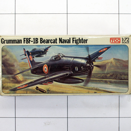 Grumman F8F-1B, Bearcat Naval Fighter, Frog 1:72