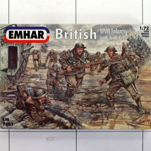 British WWI Infantry with Tank Crew, Emhar 1:72