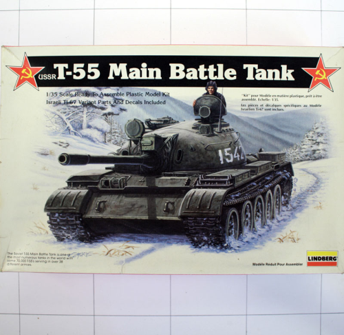 USSR T-55 Main Battle Tank, Lindberg 1:35