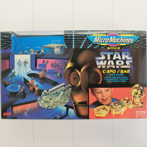 StarWars Spieleset: C-3PO / Bar, Kopf gebraucht, Micro Machines
