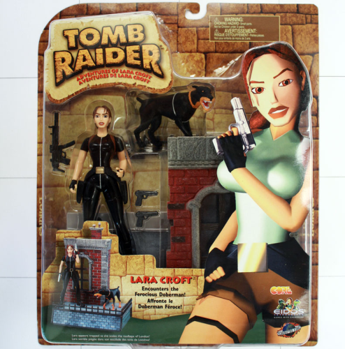 Lara Croft / Ferocious Doberman, Tomb Raider