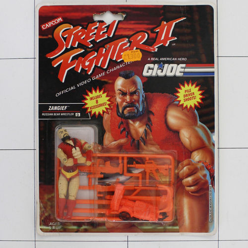 Zangief defekt, Street Fighter II, G.I.JOE, Hasbro