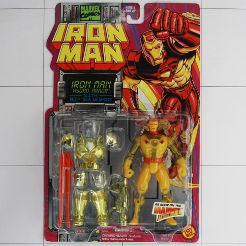 Hydro Armor Iron Man, Marvel, ToyBiz, Actionfigur