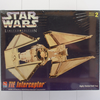 Tie Interceptor, Gold-Version, Star Wars