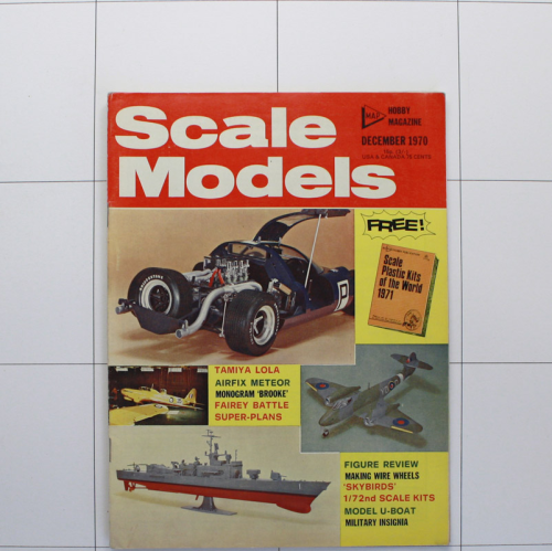 Scale Models December 1970