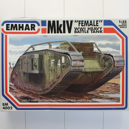 Mk IV, Female, WW I - Tank, Emhar 1:35