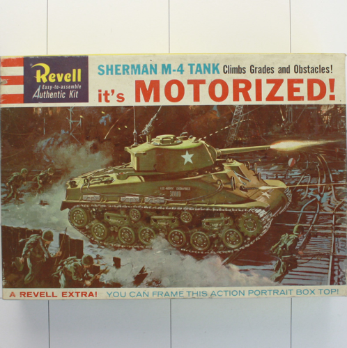 Sherman M-4 Tank, Revell 1:40
