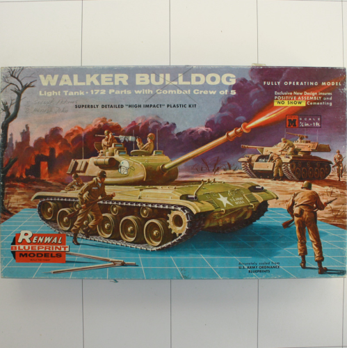 Walker Bulldog Light Tank, Renwal 1:32