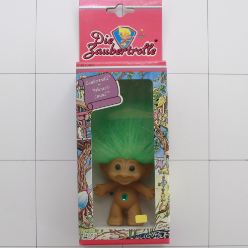 Zaubertroll, grüne Haare<br />mit Wunschjuwel, Hasbro