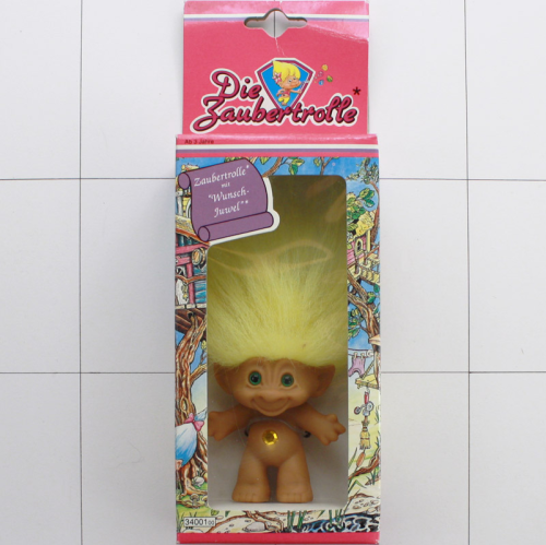 Zaubertroll, gelbe Haare mit Wunschjuwel, Hasbro