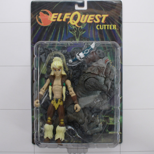 Cutter, Wolfriders, ElfQuest <br />Art Asylum, Fantasy-Comics-Figur