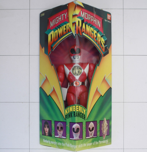 Kimberly, Pink Ranger, Power Rangers, Bandai, Actionfigur