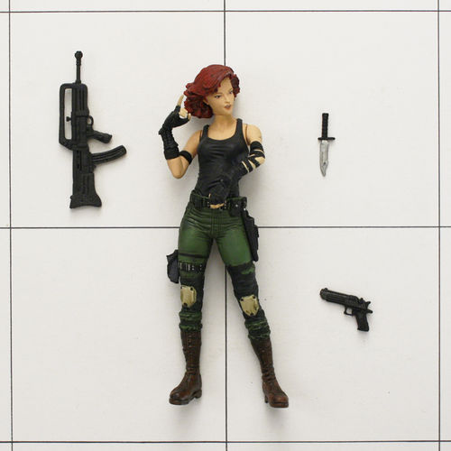 Meryl Silverburgh, Metal Gear, Mc Farlane, Actionfigur Videospiel