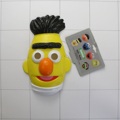 Bert, Maske mit Gummifaden, Sesamstraße