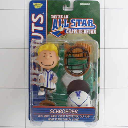 Schroeder with Mitt, Mask, Chest Protector<br />Peanuts, All Star, Actionfigur