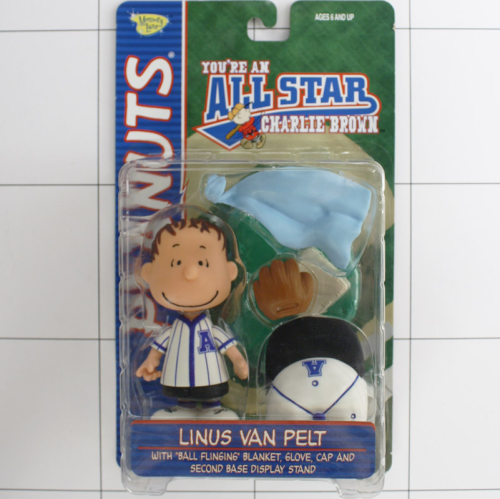 Linus with Glove, Cap<br />Peanuts, All Star, Actionfigur