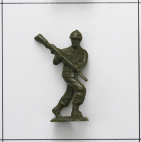 Soldat mit Gewehr, oliv<br />Weichplastik, Bergen Toys