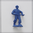 Soldat mit Flammenwerfer, dunkelblau<br />Weichplastik, Bergen Toy