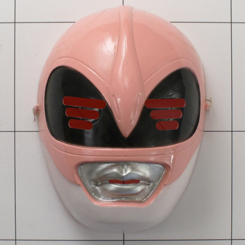 Pink Powerranger, Maske mit Gummifaden
