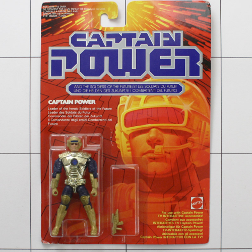 Captain Power, Mattel, Actionfigur