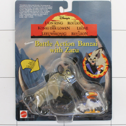 Banzai & Zanu,  König der Löwen, Lion KingActionfigur Mattel