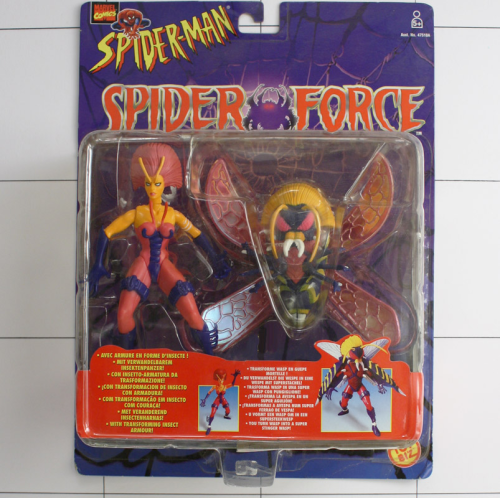 Wasp, Spiderman,  Spider Force, ToyBiz