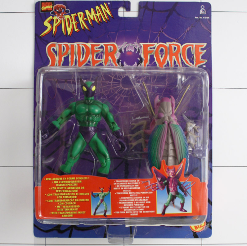 Beetle, Spiderman,  Spider Force, ToyBiz