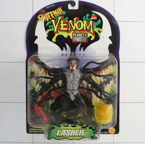 Lasher, Venom, Planet of the Symbiotes, Spiderman, ToyBiz