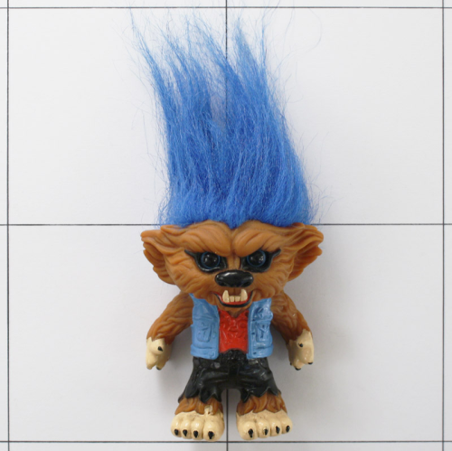 Werewolf Troll, Werwolf, blaue Haare<br /> Ideal