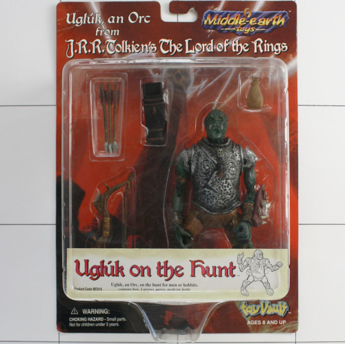 Ugluk on the Hunt, Herr der Ringe, Buch, Toy Vault, Actionfigur