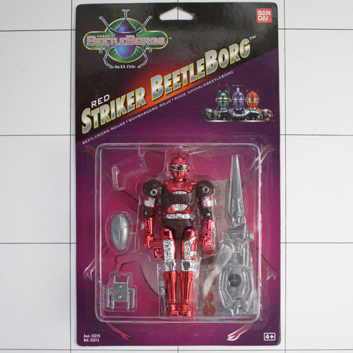 Red Striker Beetleborg, Saban`s Beetleborgs, Bandai, Actionfigur