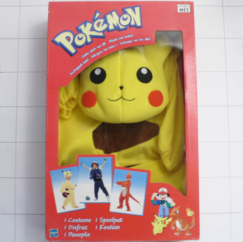 Pikachu, Pokemon, Kinderkostüm  Gr. 134<br /> Hasbro