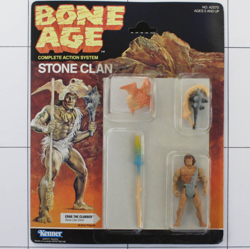 Crag, Stone Clan, Bone Age, Kenner, Actionfigur