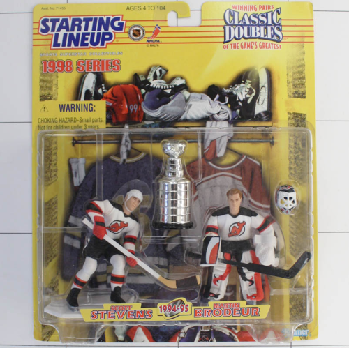 Stevens, Brodeur, NHLPA 1994-95 <br />Kenner, Hasbro Sportlerfiguren