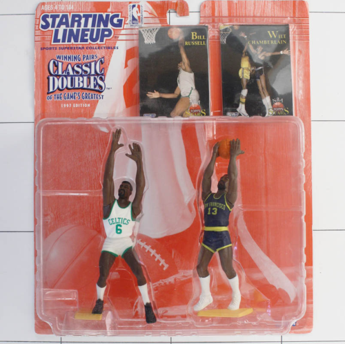 Russell, Chamberlain, NBA 1997 <br />Kenner, Hasbro Sportlerfiguren