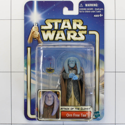 Orn Free Taa, Attack of the Clones, Star Wars, Episode 2, Hasbro