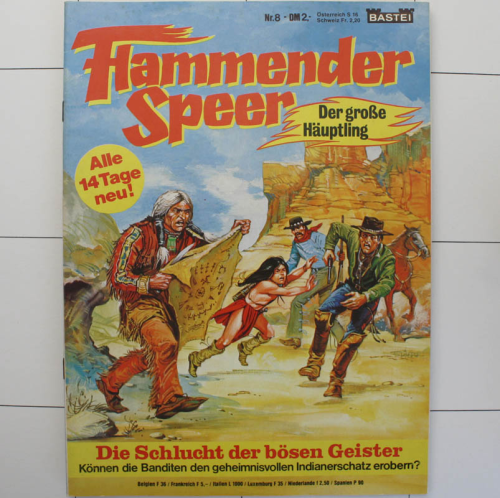 Band 08 - 2 Abenteuer in einem Band<br />Flammender Speer, Bastei Verlag, Comics