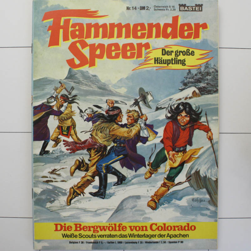 Band 14 - 2 Abenteuer in einem Band<br />Flammender Speer, Bastei Verlag, Comics