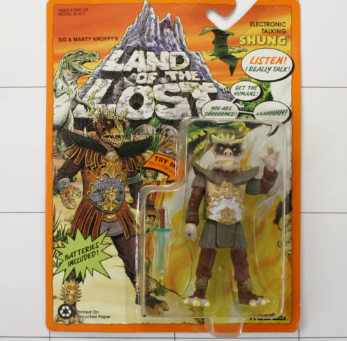 Shung, Electronic, Land of the Lost, Tiger Toys, Actionfigur